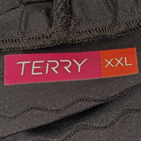 Terry Black Wave Transit Dress XXL Bike Cycling Sports Activewear Commuter - Picture 5 of 9